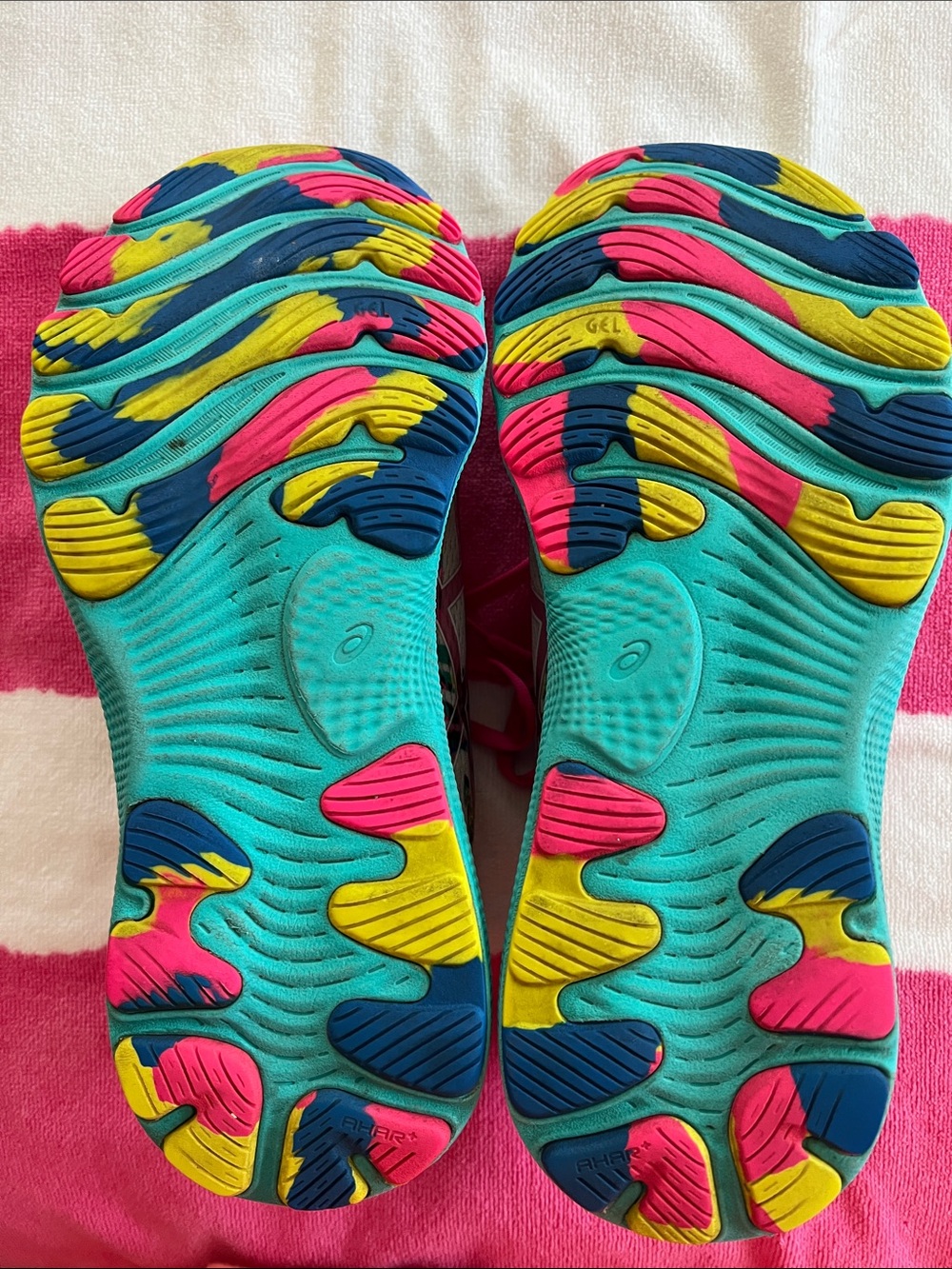 ASICS Women's Gel Nimbus 24 White Confetti Turquoise - Picture 5 of 7